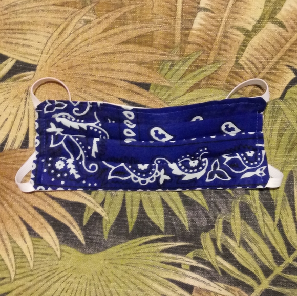 bandana Other - Royal Blue Bandana Face Mask